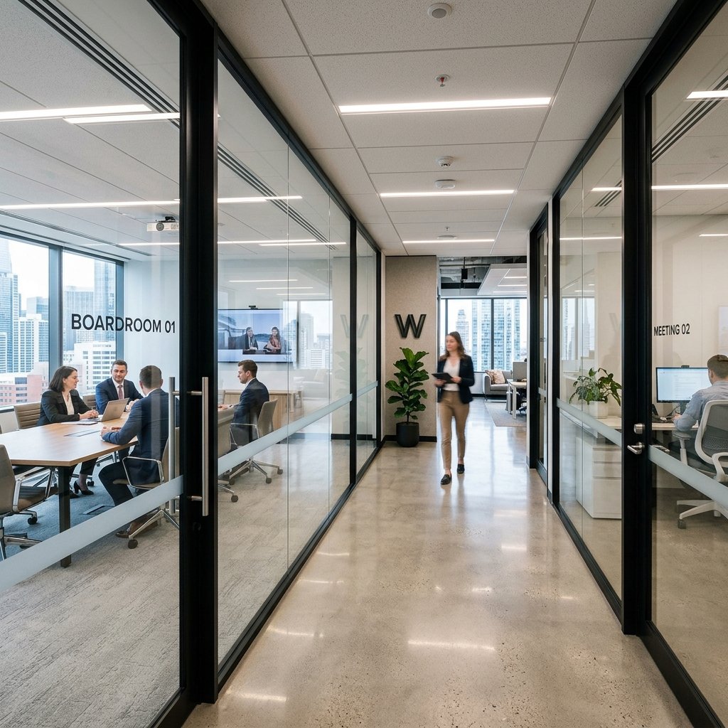 Frameless Glass Partitions
